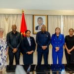 Embaixadora Ana Maria de Oliveira, após encontro com Ministro Mário de Oliveira, intercede para o reforço da articulação e cooperação com União Postal Universal e UIP